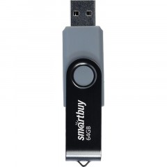Флеш-память SmartBuy UFD 2.0 064GB Twist Black (SB064GB2TWK) - фото 3