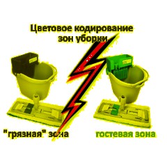 Набор для уборки Росмоп ручн мойки пола с красн отжим_Росмоп Мини К - фото 4