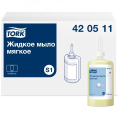 Картридж с жидким мылом Торк S1 крем 1л, 420511 Картридж с жидким мылом Торк S1 крем 1л, 420511 - фото 3