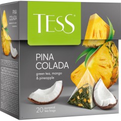 Чай зеленый в пирамидках Tess Pina Colada, 20х1,8гр Чай зеленый в пирамидках Tess Pina Colada, 20х1,8гр - фото 5