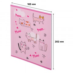 Тетрадь общая А5 48л №1School Friendly cats,клет,скреп, ВД-лак Тетрадь общая А5 48л №1School Friendly cats,клет,скреп, ВД-лак - фото 2