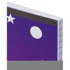Тетрадь общая А5 48л Magic stars фиол.,клет,скреп, ВД-лак Тетрадь общая А5 48л Magic stars фиол.,клет,скреп, ВД-лак - фото 3