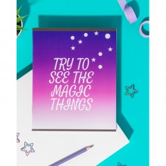 Тетрадь общая А5 48л Magic stars фиол.,клет,скреп, ВД-лак Тетрадь общая А5 48л Magic stars фиол.,клет,скреп, ВД-лак - фото 9