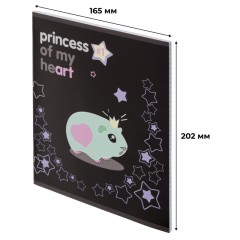 Тетрадь общая А5 48л Princess,клет,скреп, ВД-лак Тетрадь общая А5 48л Princess,клет,скреп, ВД-лак - фото 2
