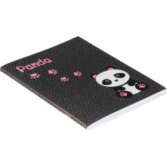 Тетрадь общая А5 96л №1School Panda,клет,скреп., ВД-лак Тетрадь общая А5 96л №1School Panda,клет,скреп., ВД-лак - фото 4