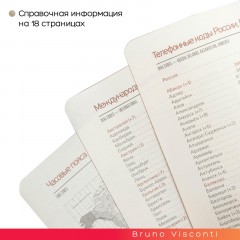 Ежедневник недатированный с магнитным клапаном,А5 Waltz,(черный)3-543/02 Ежедневник недатированный с магнитным клапаном,А5 Waltz,(черный)3-543/02 - фото 9