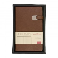 Ежедневник недатированный  А5 Premier (коричневый) 3-686/03 - фото 3