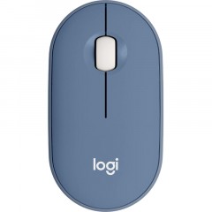 Мышь компьютерная Logitech WRL PEBBLE M350 BLUE 910-006655 Мышь компьютерная Logitech WRL PEBBLE M350 BLUE 910-006655 - фото 2