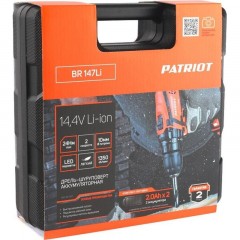 Дрель-шуруповерт аккумуляторная PATRIOT BR 147Li, 14.4В, 2х2.0Ач(180301147) - фото 6