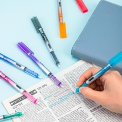 Набор роллеров Deli Think, шарик 0,5 мм, линия 0,35 мм, 8 цветов EQ300-8C Набор роллеров Deli Think, шарик 0,5 мм, линия 0,35 мм, 8 цветов EQ300-8C - фото 19