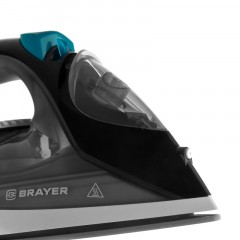 Утюг BRAYER BR4008,2400 Вт,керам,пар140 г/мин,антикапля,330 мл,верт.отпар - фото 9