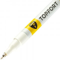 Маркер лаковый TOPFORT Paint 1 мм белый Маркер лаковый TOPFORT Paint 1 мм белый - фото 3