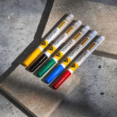 Маркер лаковый TOPFORT Paint 1 мм зеленый Маркер лаковый TOPFORT Paint 1 мм зеленый - фото 12