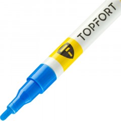 Маркер лаковый TOPFORT Paint 2 мм синий Маркер лаковый TOPFORT Paint 2 мм синий - фото 3