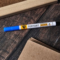 Маркер лаковый TOPFORT Paint 2 мм синий Маркер лаковый TOPFORT Paint 2 мм синий - фото 11