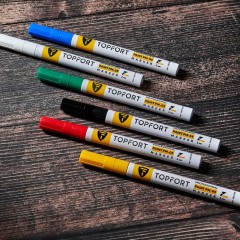 Маркер лаковый TOPFORT Paint 2 мм синий Маркер лаковый TOPFORT Paint 2 мм синий - фото 12