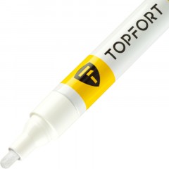 Маркер лаковый TOPFORT Paint 4 мм белый Маркер лаковый TOPFORT Paint 4 мм белый - фото 3