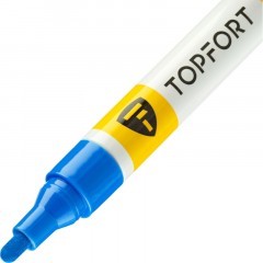 Маркер лаковый TOPFORT Paint 4 мм синий - фото 3