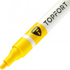 Маркер лаковый TOPFORT Paint 4 мм желтый Маркер лаковый TOPFORT Paint 4 мм желтый - фото 3