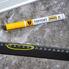 Маркер лаковый TOPFORT Paint 4 мм желтый Маркер лаковый TOPFORT Paint 4 мм желтый - фото 11