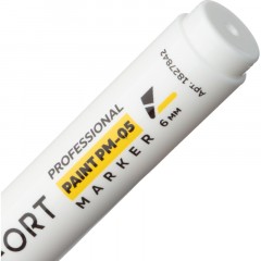 Маркер лаковый TOPFORT Paint 6 мм белый Маркер лаковый TOPFORT Paint 6 мм белый - фото 4