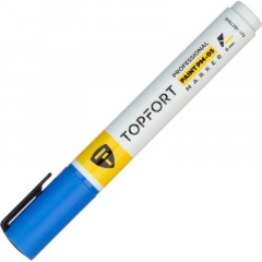 Маркер лаковый TOPFORT Paint 6 мм синий Маркер лаковый TOPFORT Paint 6 мм синий - фото 5