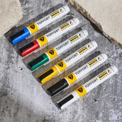 Маркер лаковый TOPFORT Paint 6 мм синий Маркер лаковый TOPFORT Paint 6 мм синий - фото 13
