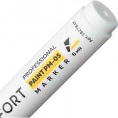 Маркер лаковый TOPFORT Paint 6 мм желтый Маркер лаковый TOPFORT Paint 6 мм желтый - фото 4