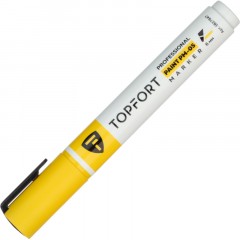 Маркер лаковый TOPFORT Paint 6 мм желтый Маркер лаковый TOPFORT Paint 6 мм желтый - фото 5