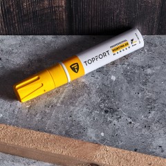 Маркер лаковый TOPFORT Paint 8 мм желтый - фото 11