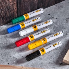 Маркер лаковый TOPFORT Paint 8 мм желтый - фото 12