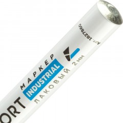 Маркер лаковый TOPFORT Industrial 2 мм белый Маркер лаковый TOPFORT Industrial 2 мм белый - фото 4