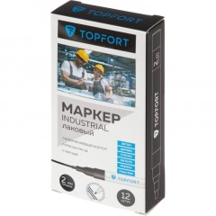 Маркер лаковый TOPFORT Industrial 2 мм черный Маркер лаковый TOPFORT Industrial 2 мм черный - фото 6