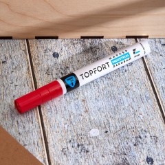 Маркер лаковый TOPFORT Industrial 4 мм красный Маркер лаковый TOPFORT Industrial 4 мм красный - фото 11