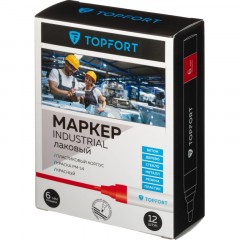 Маркер лаковый TOPFORT Industrial 6 мм красный Маркер лаковый TOPFORT Industrial 6 мм красный - фото 6