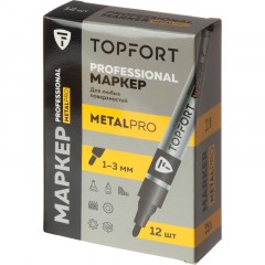Маркер для металла TOPFORT MetalPro 1-3 мм черный Маркер для металла TOPFORT MetalPro 1-3 мм черный - фото 6