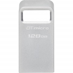 Флеш-память Kingston 128Gb DataTraveler Micro(DTMC3G2/128GB)USB3.0 сереб - фото 2