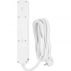 Сетевой фильтр Ippon BK-6-EU-5-16-W 5м (6 розеток) белый (1804847) - фото 3