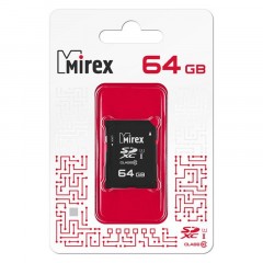 Карта памяти Mirex microSDХC 64Gb (UHS-I, U1, class 10) (13612-MC10SD64) - фото 2