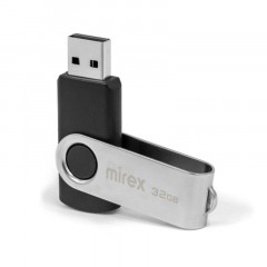 Флеш-память Mirex USB SWIVEL BLACK 32Gb (13600-FMURUS32 ) - фото 3