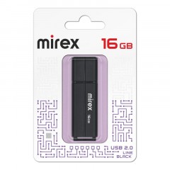 Флеш-память Mirex USB LINE BLACK 16Gb (13600-FMULBK16 ) - фото 3