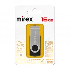Флеш-память Mirex USB SWIVEL BLACK 16Gb (13600-FMURUS16 ) Флеш-память Mirex USB SWIVEL BLACK 16Gb (13600-FMURUS16 ) - фото 4