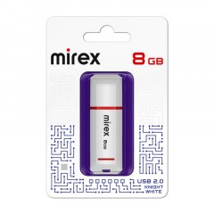 Флеш-память Mirex USB KNIGHT WHITE 8Gb (13600-FMUKWH08 ) - фото 3
