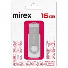 Флеш-память Mirex USB SWIVEL WHITE 16Gb (13600-FMUSWT16 ) Флеш-память Mirex USB SWIVEL WHITE 16Gb (13600-FMUSWT16 ) - фото 4