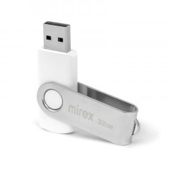 Флеш-память Mirex USB SWIVEL WHITE 32Gb (13600-FMUSWT32 ) Флеш-память Mirex USB SWIVEL WHITE 32Gb (13600-FMUSWT32 ) - фото 3