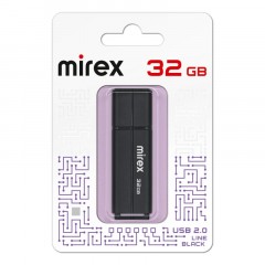 Флеш-память Mirex USB LINE BLACK 32Gb (13600-FMULBK32 ) - фото 3