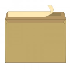 Конверт крафт С4 стрип Ecopost 229х324, 50шт/уп Конверт крафт С4 стрип Ecopost 229х324, 50шт/уп - фото 2