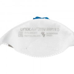 Полумаска фильтрующая UNIX Air 211V с кл FFP1 R D Полумаска фильтрующая UNIX Air 211V с кл FFP1 R D - фото 5