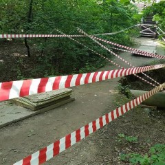 Лента оградительная красно-белая 50мм х250м, 6шт/уп Лента оградительная красно-белая 50мм х250м, 6шт/уп - фото 3