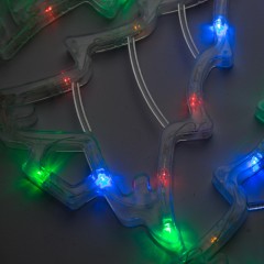 Гирлянда светодиодная Бахрома 2.4x0.9м Елки,IP20,138LED,мульт,8реж 2361709 Гирлянда светодиодная Бахрома 2.4x0.9м Елки,IP20,138LED,мульт,8реж 2361709 - фото 4